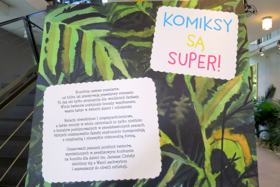 Wystawa "Komiks jest super" w MBP w Opolu [fot. Mariusz Majeran]