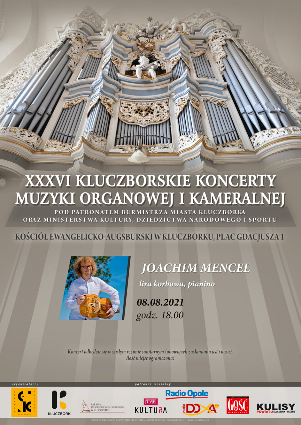 Koncert Joachima Mencla w Kluczborku [fot. plakat wydarzenia]