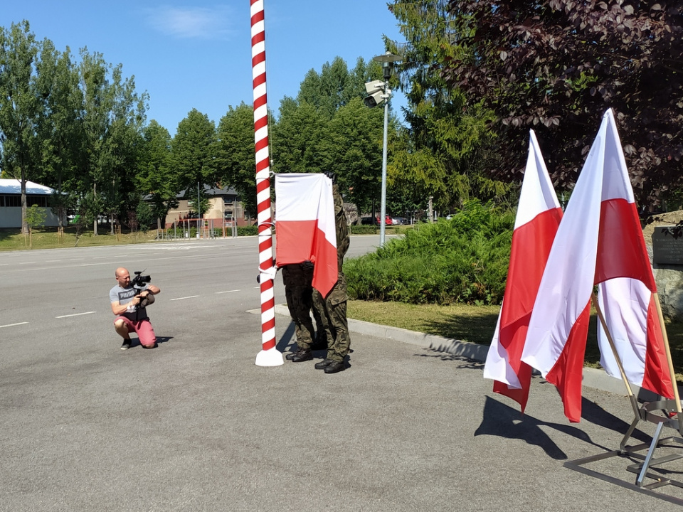 Święto Wojska Polskiego 2021 w 10 Opolskiej Brygadzie Logistycznej [fot. Witold Wośtak]