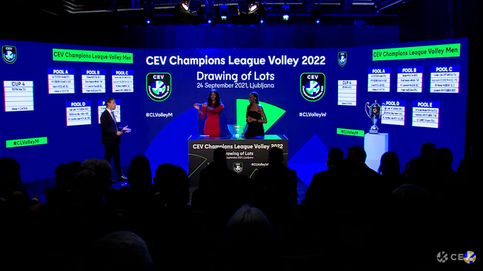 Losowanie fazy grupowej Ligi Mistrzów [fot. Confédération Européenne de Volleyball/cev.eu]