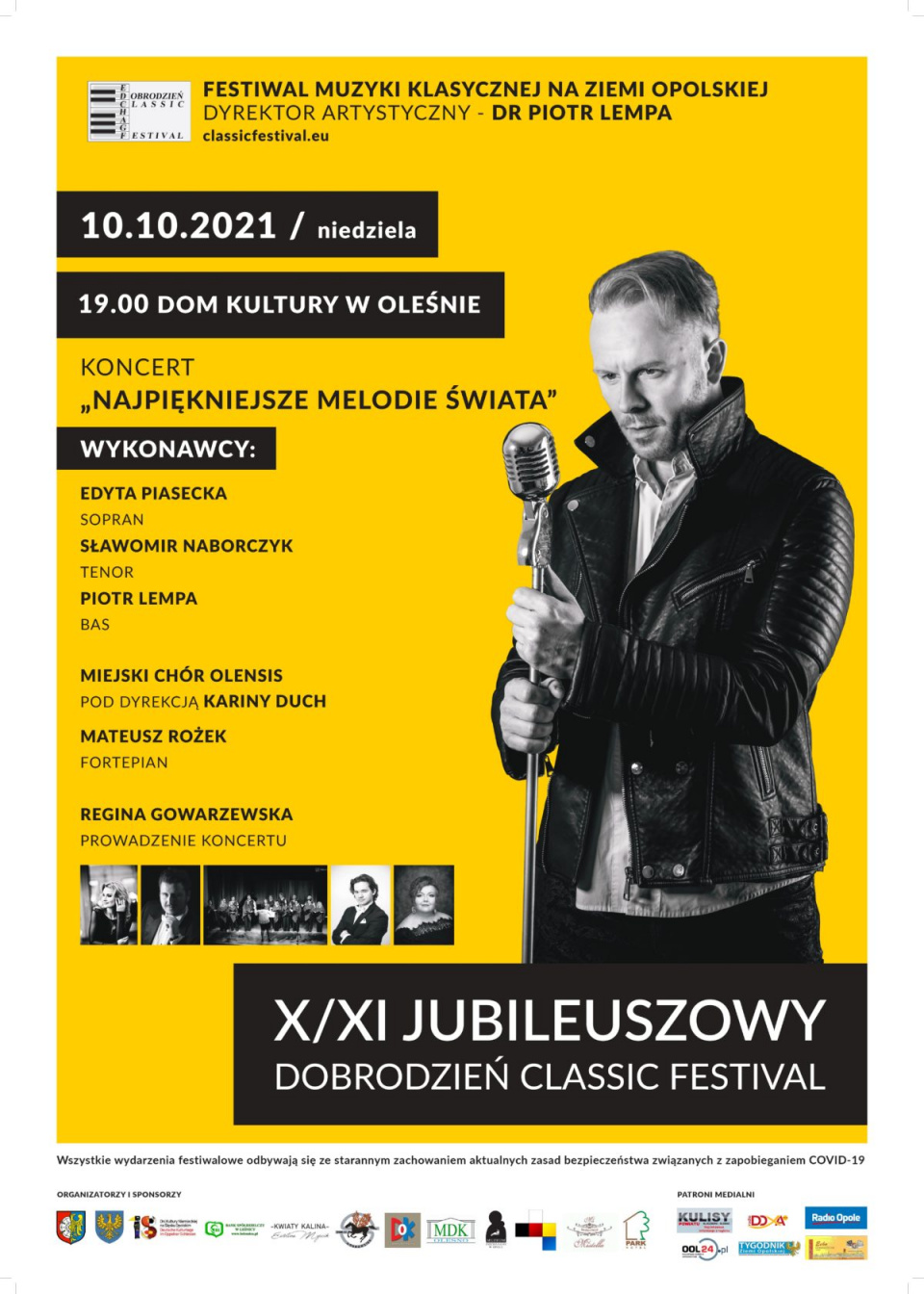 11. Dobrodzień Classic Festival - plakat koncertu w Oleśnie