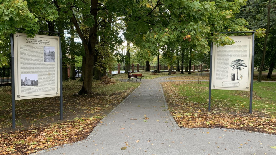 Zakończył się remont parku w otoczeniu Ośrodka Leczenia Odwykowego w Woskowicach Małych [fot. Daniel Klimczak]
