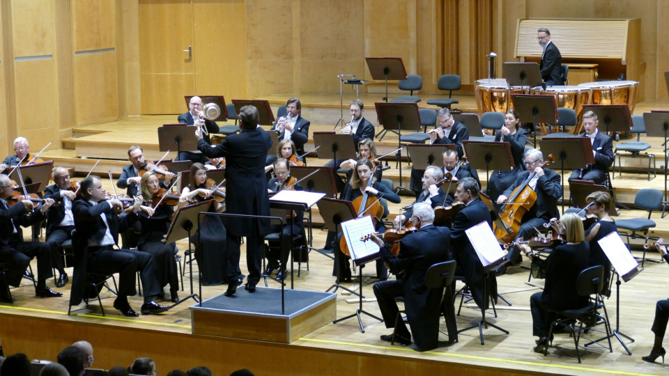 Występ Orkiestry Symfonicznej Filharmonii Narodowej w Opolu [fot. Małgorzata Ślusarczyk]