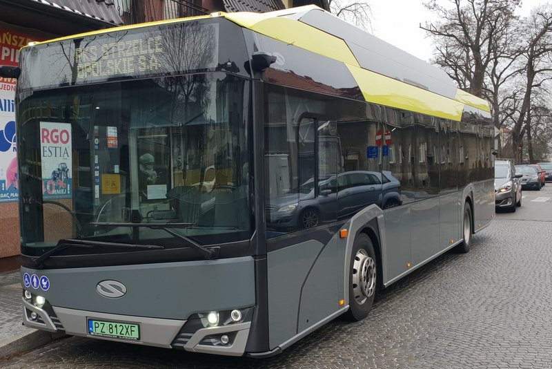 Autobus elektryczny testowany przez PKS w Strzelcach Opolskich [fot. A. Pospiszyl]