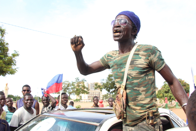 W Burkina Faso doszło do zamachu stanu [fot. PAP/EPA/ASSANE OUEDRAOGO]