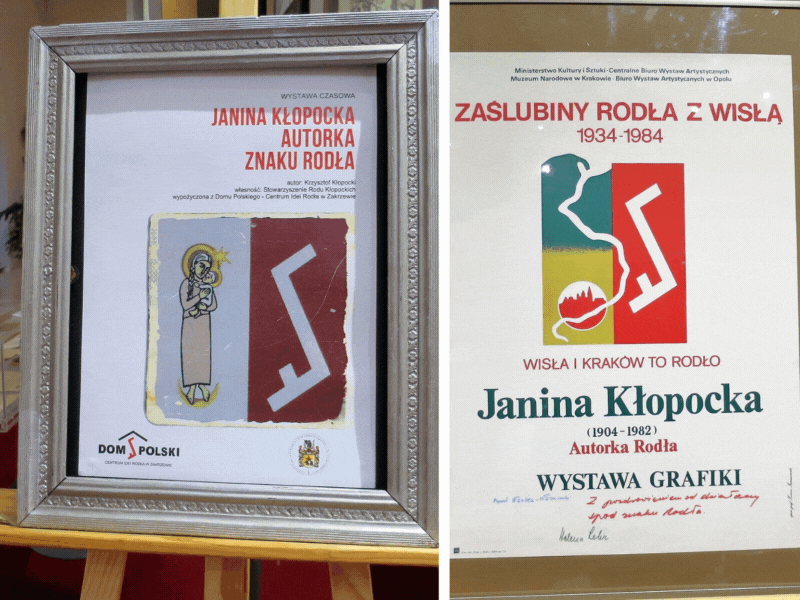 Wystawa "Janina Kłopocka - autorka Znaku Rodła w Muzeum Uniwersytetu Opolskiego [fot. Mariusz Majeran]