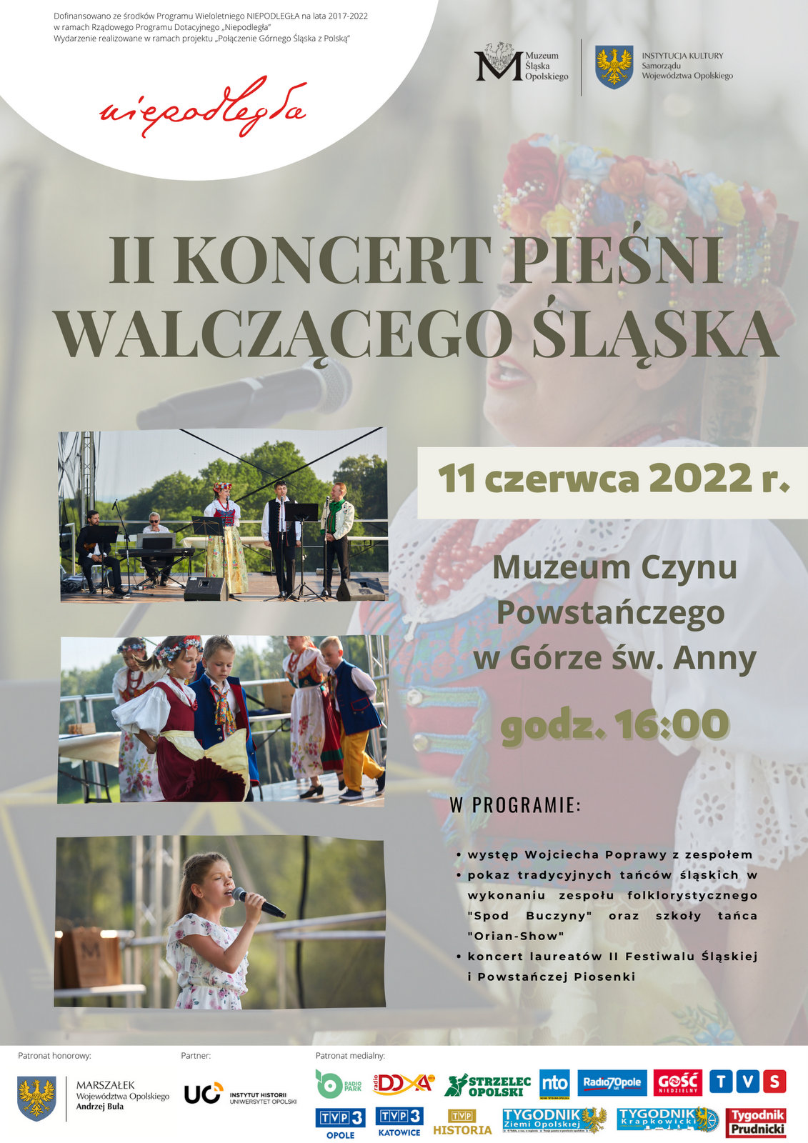 Zbliża się II Koncert Pieśni Walczącego Śląska – sprawdź, co w programie! [fot. materiały organizatora] 