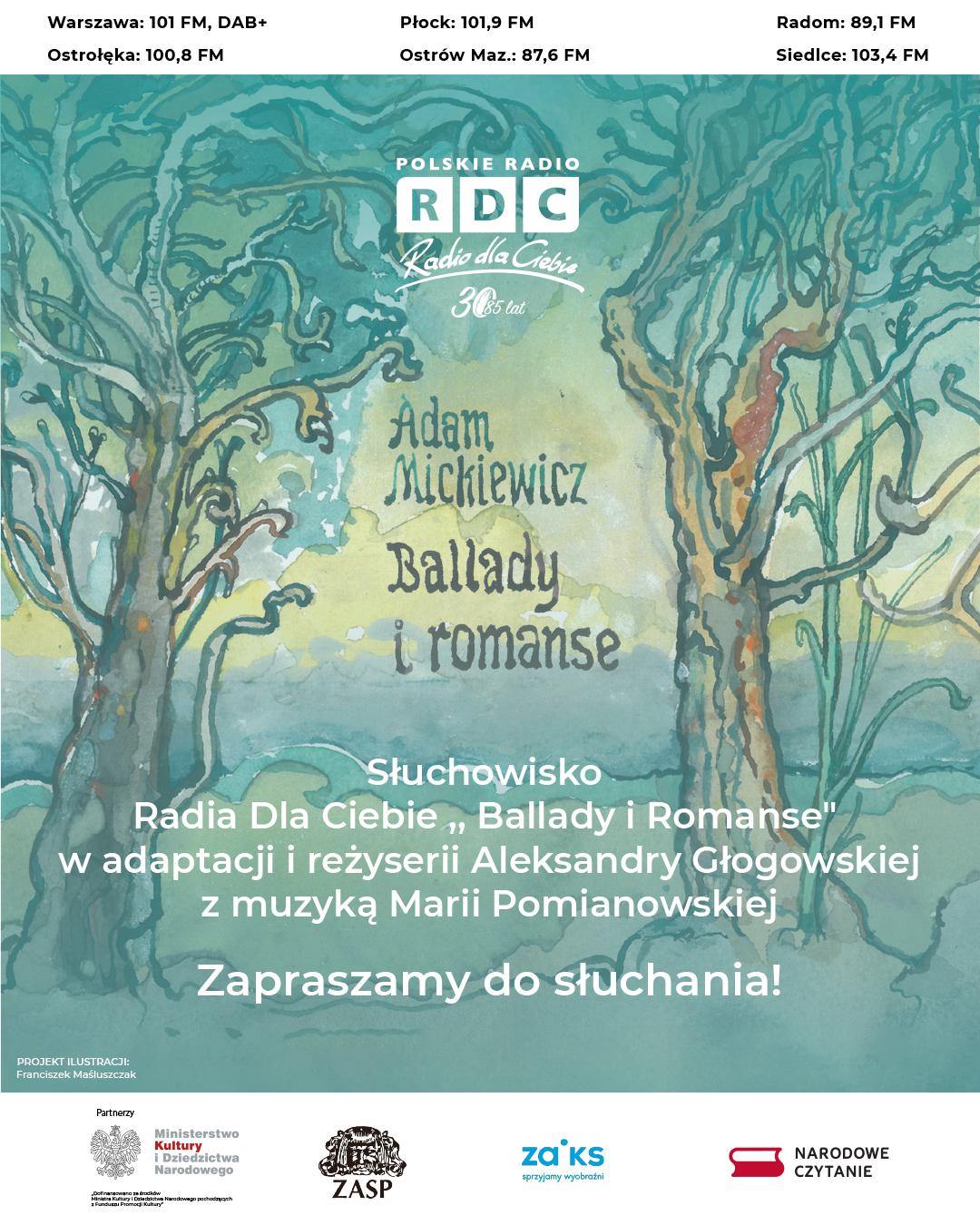 Adam Mickiewicz 'Ballady i romanse', słuchowisko RDC