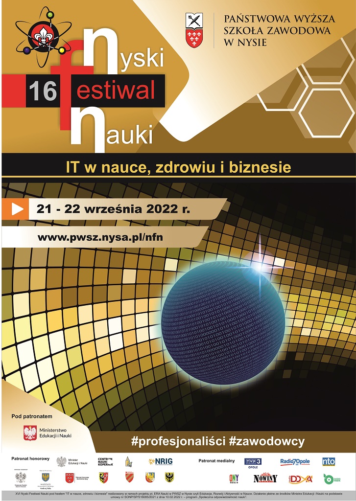 Nyski Festiwal Nauki - plakat