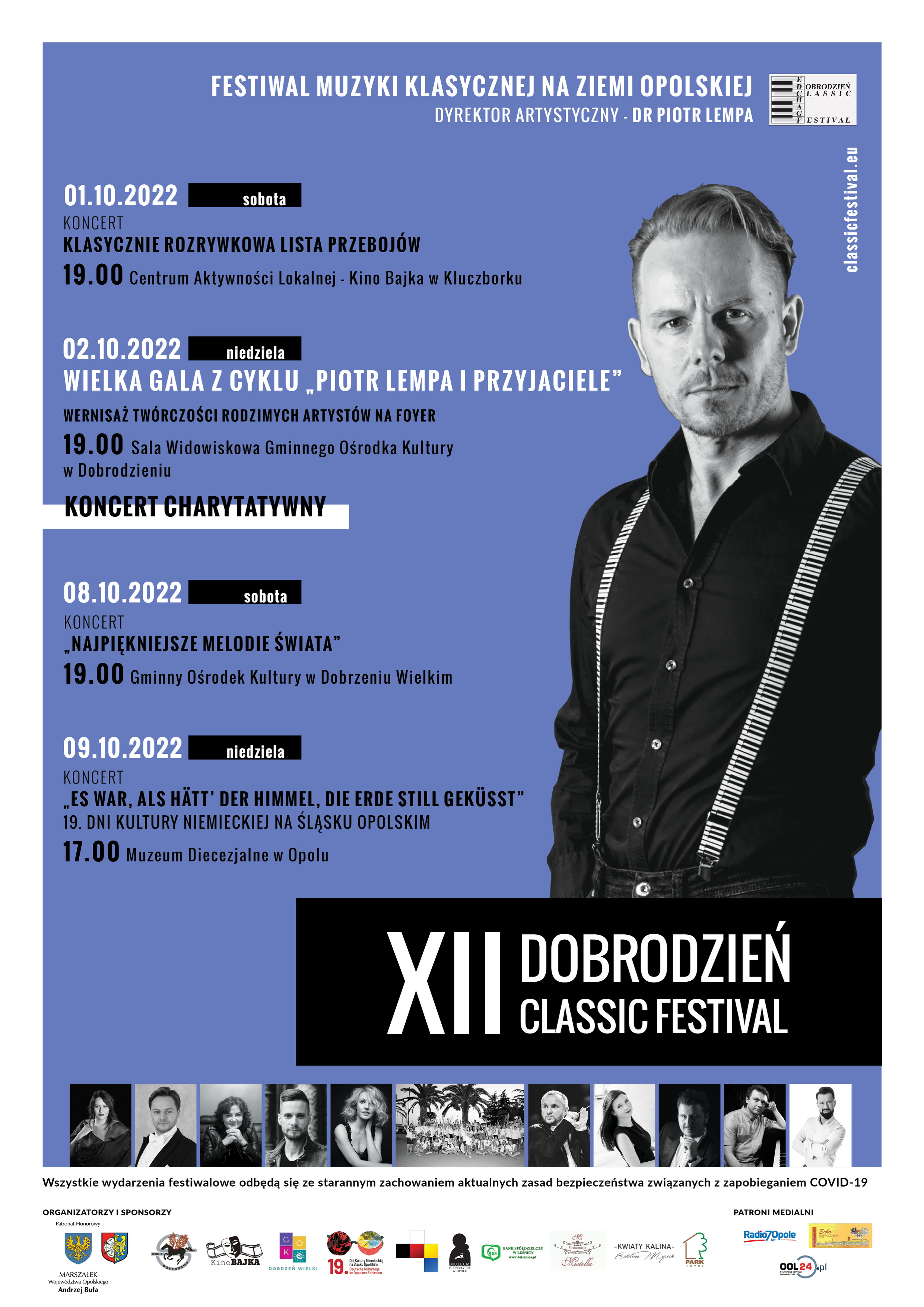 Plakat XII Dobrodzień Classic Festival