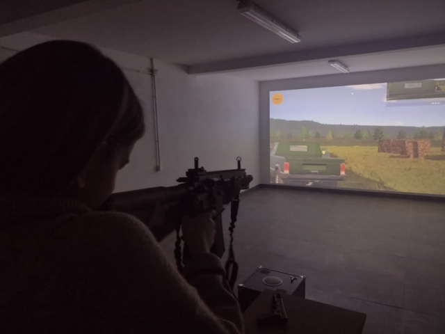 Wirtualna strzelnica w Zespole Szkół Rolniczych w Prudniku. Będzie dostępna dla wszystkich