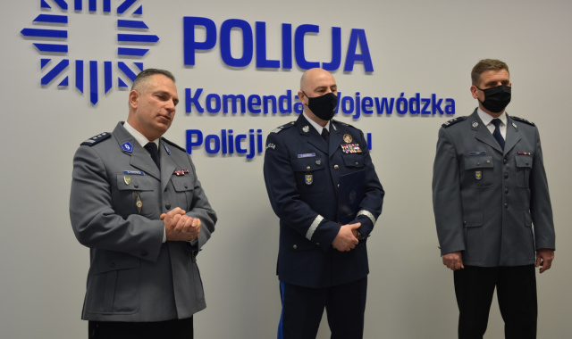 Zmiany w Komendzie Wojewódzkiej Policji w Opolu. Na emeryturę przeszedł insp. Adam Tychowicz