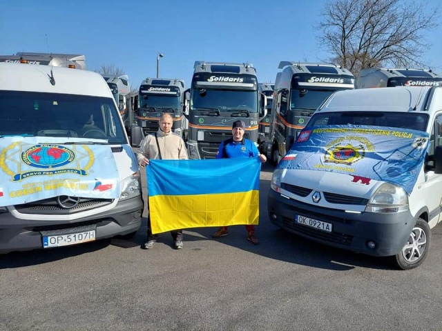 Policjanci z IPA zorganizowali zbiórkę na rzecz Ukraińców