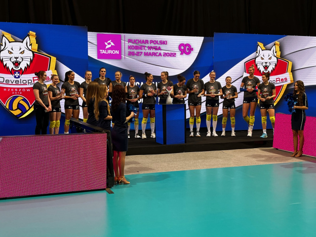 Developres Bella Dolina Rzeszów zdobywa Puchar Polski w siatkówce