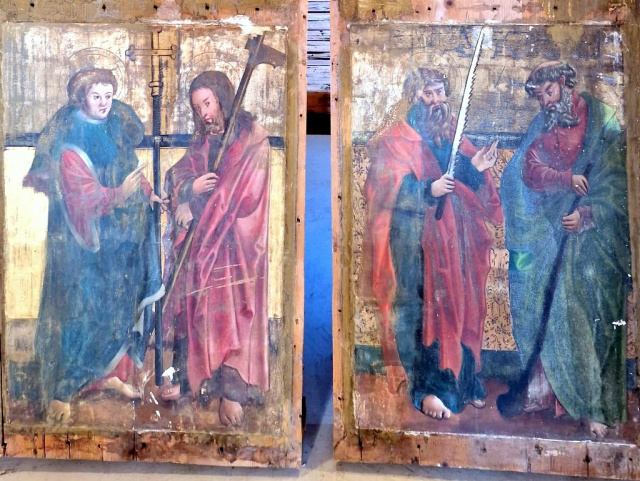 Sensacyjne odkrycie w oleskim kościele. Cenne malowidła z późnego gotyku przechodzą konserwację