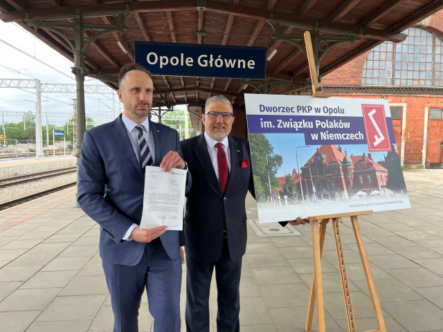 Związek Polaków w Niemczech nowym patronem dworca kolejowego Opole Główne