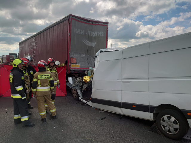 Śmiertelny wypadek na A4 w kierunku Katowic