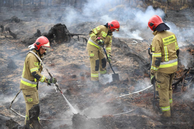 Wielkie pożary na południu Francji. W akcji gaśniczej pomagają polscy strażacy, wśród nich opolski oficer prasowy [ZDJĘCIA]