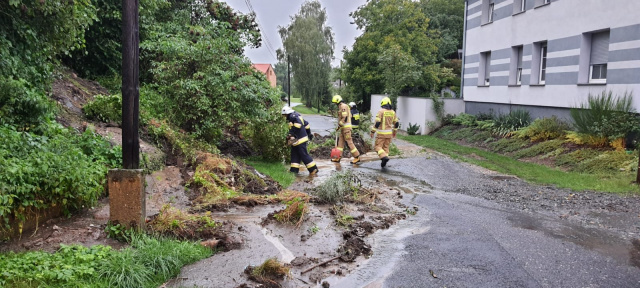 Stabilizuje się sytuacja w Głogówku. Władze gminy obawiają się jednak kolejnych opadów deszczu