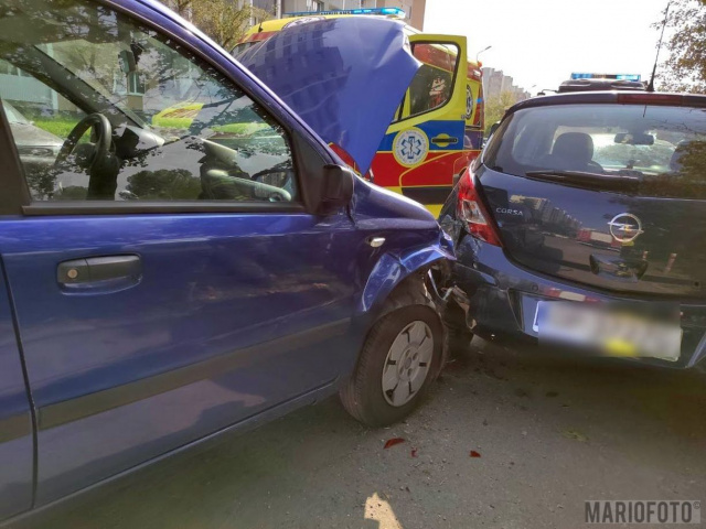 Zderzenie dwóch aut przy Koszyka w Opolu