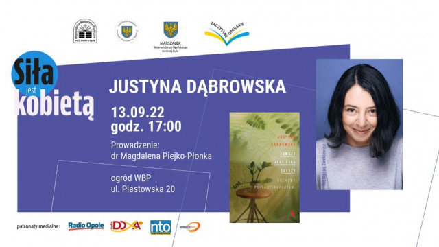 WBP: psychoterapia poprzez książkę. Spotkanie z Justyną Dąbrowską