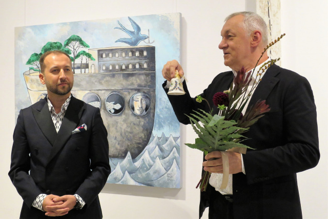Józef Chyży prezentuje swoje obrazy w Galerii Pierwsze Piętro w Opolu [ZDJĘCIA]