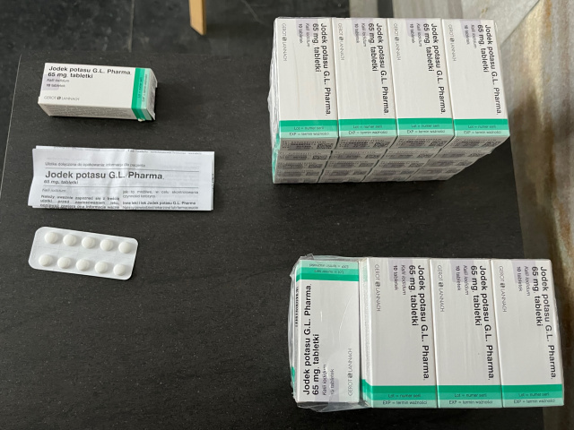 Obywatele Ukrainy mieszkający u nas mogą liczyć na tabletki jodku potasu