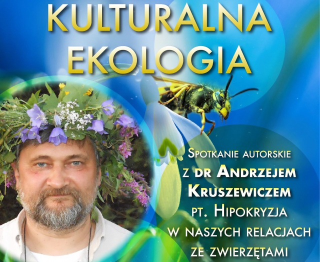 Autor książek przyrodniczych na spotkaniu w Kędzierzynie-Koźlu
