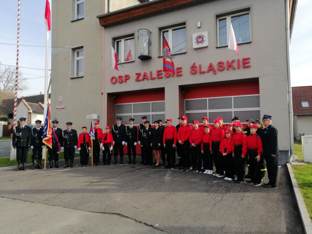 Strażacy z Zalesia Święto Niepodległości obchodzili Pod biało-czerwoną