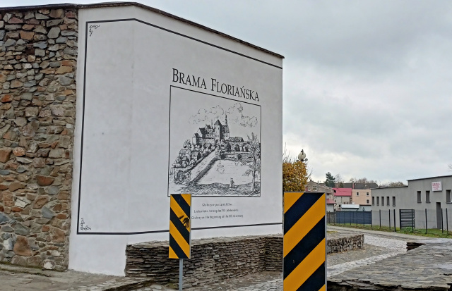Mural z historycznym motywem miasta powstał w Głubczycach
