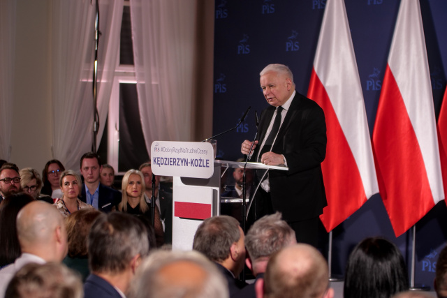 Jarosław Kaczyński dziś z wizytą w Kędzierzynie-Koźlu [RELACJA, ZDJĘCIA]