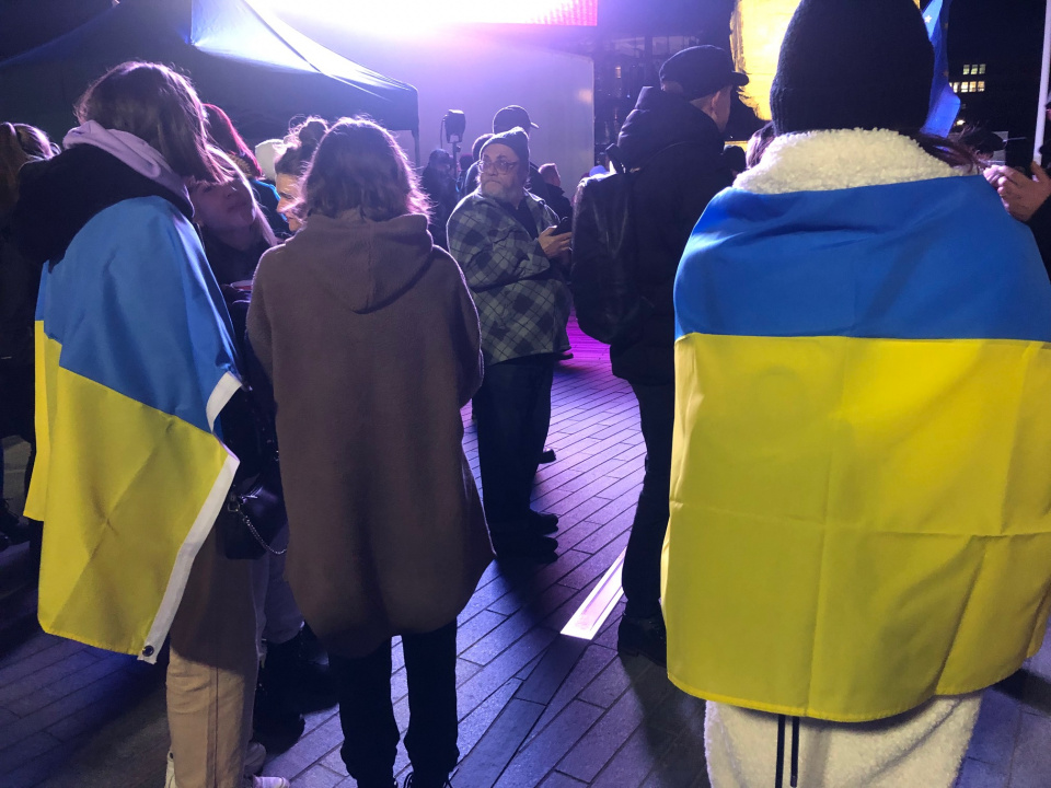 Wiec poparcia dla Ukrainy w Opolu [fot.M.Matuszkiewicz]