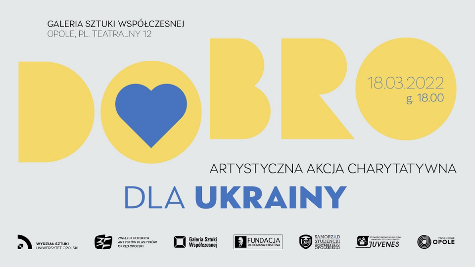 Akcja charytatywna na rzecz obywateli Ukrainy [fot. facebook, wydział sztuki UO]