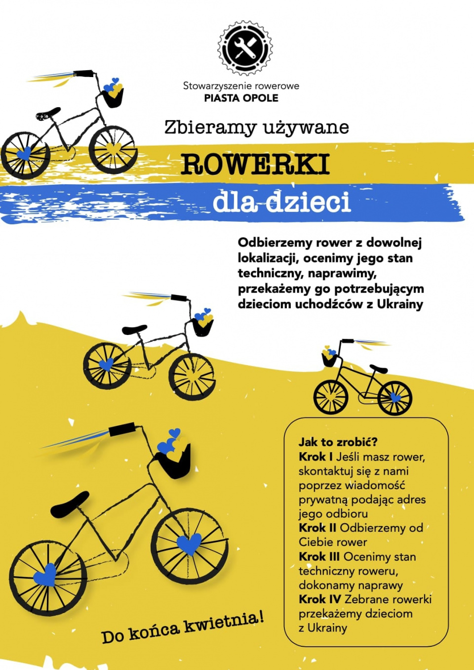 Stowarzyszenie Rowerowe "Piasta" Opole poszukuje rowerów oraz hulajnóg [fot.facebook/stowarzyszenierowerowepiasta]