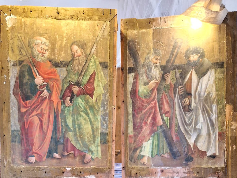 Malowidła z kościoła świętej Anny w Oleśnie [fot. archiwum Waltera Lenarta]