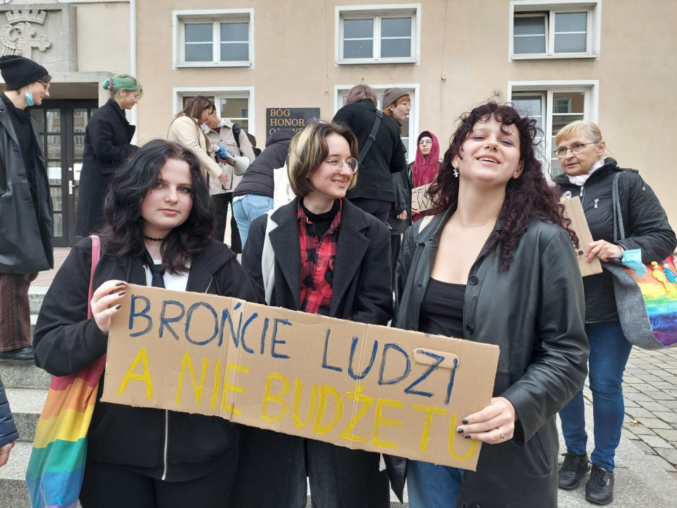 Młodzieżowy Strajk Klimatyczny w Opolu [fot. Katarzyna Doros-Stachoń]