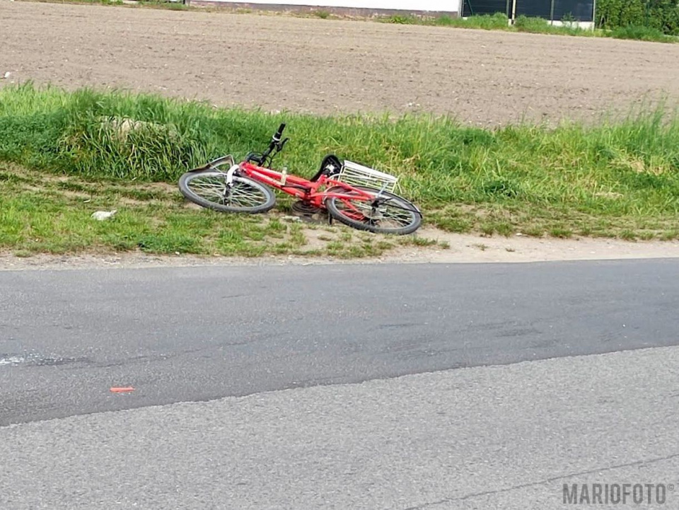 Potrącenie rowerzysty foto:Mario