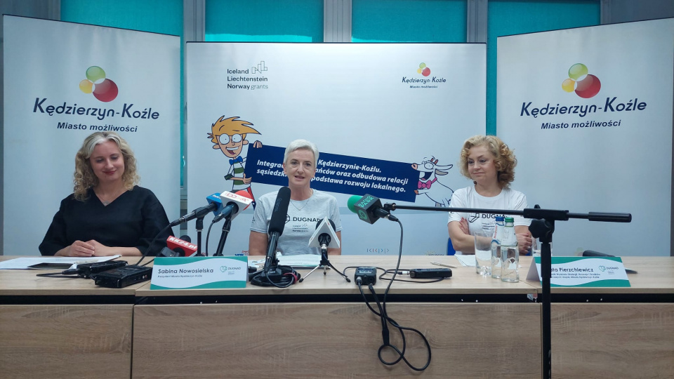 Konferencja prasowa inaugurująca projekt "Dugnad" w Kędzierzynie-Koźlu [fot. Katarzyna Doros-Stachoń]