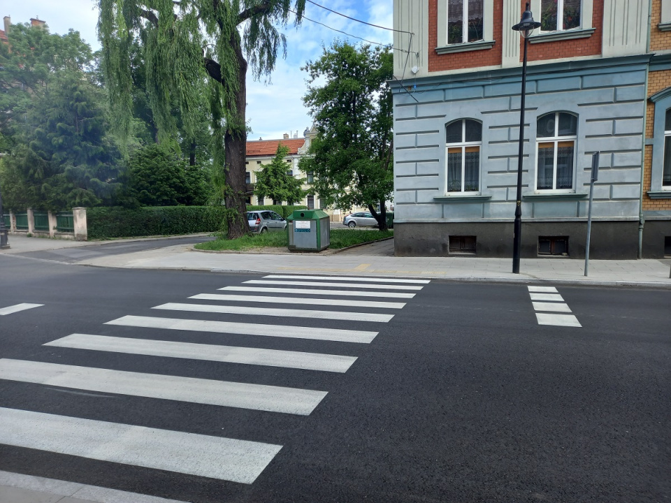 Przejście dla pieszych w Prudniku [fot. Urząd Miasta w Prudniku]