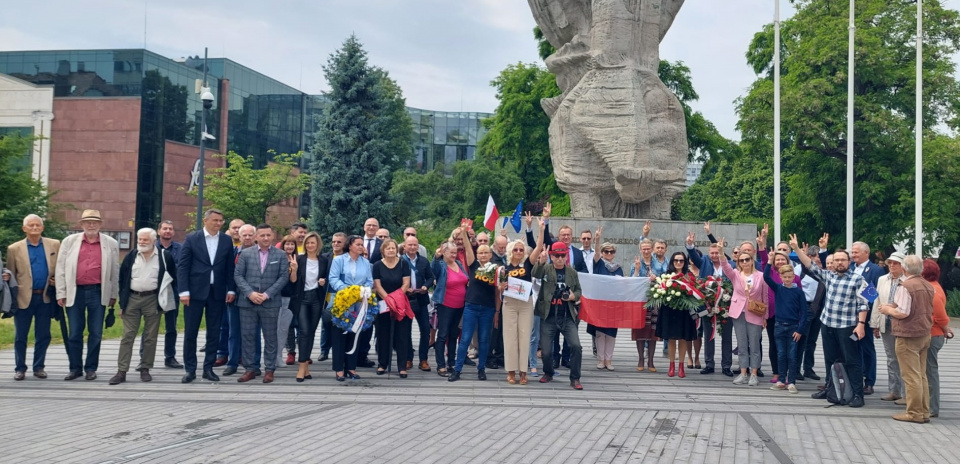Opole upamiętniło 33. rocznicę wolnych wyborów w Polsce [fot. Katarzyna Doros-Stachoń]