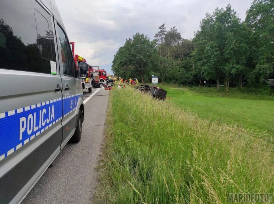 Wypadek na Obwodnicy Północnej Opola [fot.MARIO]