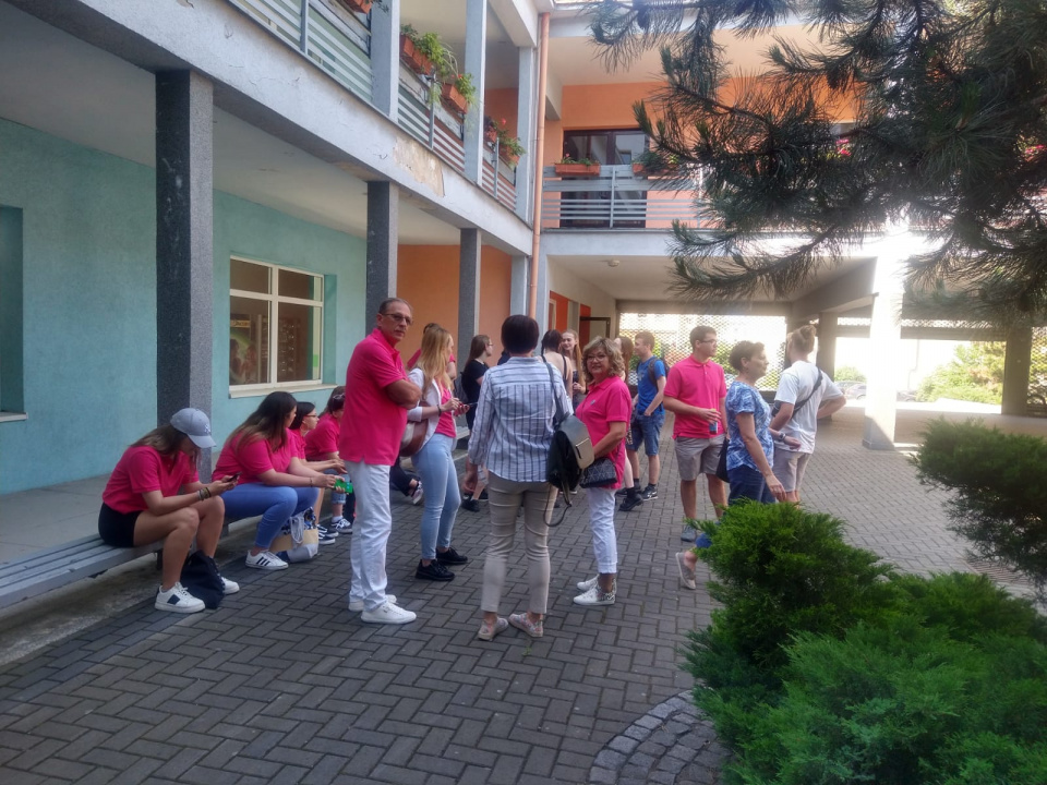 Uczniowie z Rumunii i Węgier odwiedzili szkołę w Opolu[fot. Ewa Wajdziak]