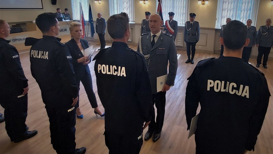 Ślubowanie policjantów w Opolu [fot. KWP Opole]
