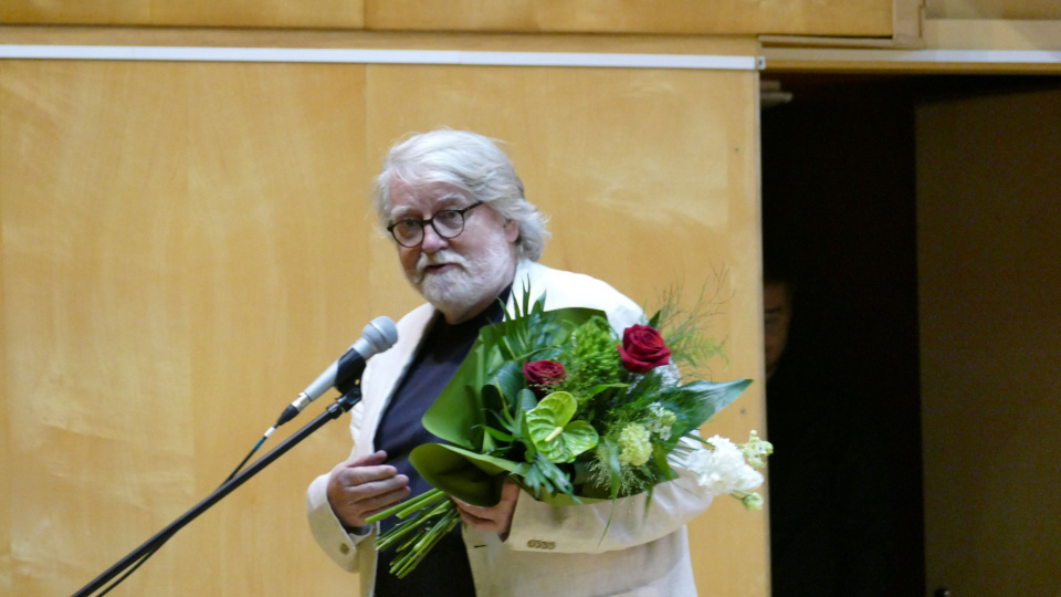 prof. Tomasz Tomaszewski odznaczony "Srebrnym Medalem "Zasłużony Kulturze Gloria Artis" [fot. Małgorzata Ślusarczyk]