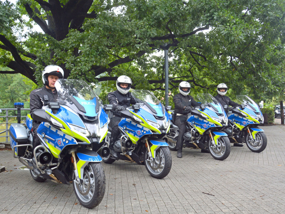 Nowe motocykle policji [fot. archiwum opolskiej policji]