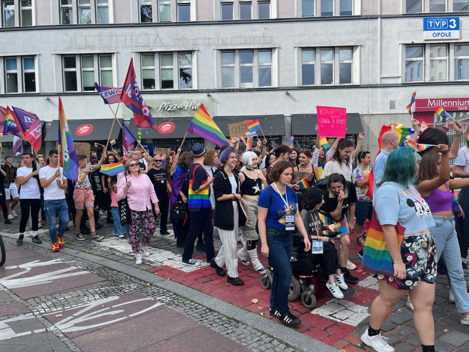 Ulicami Opola przeszedł IV Marsz Równości. Nie obyło się bez kontrmanifestacji [fot.M.Matuszkiewicz]