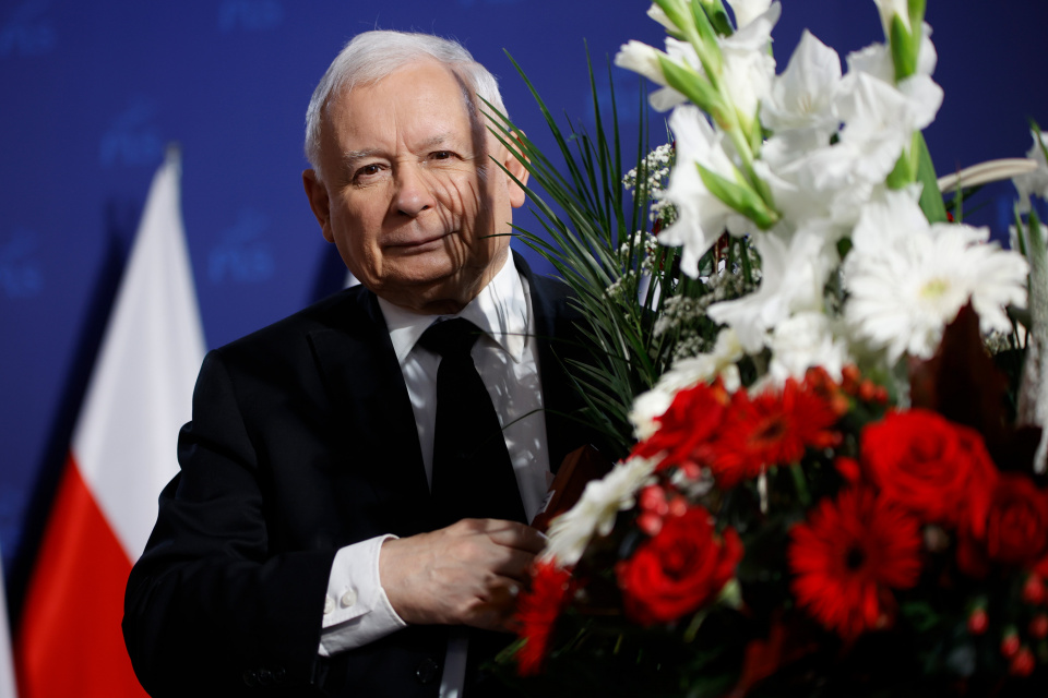 Jarosław Kaczyński w Nysie foto: K.Nowak