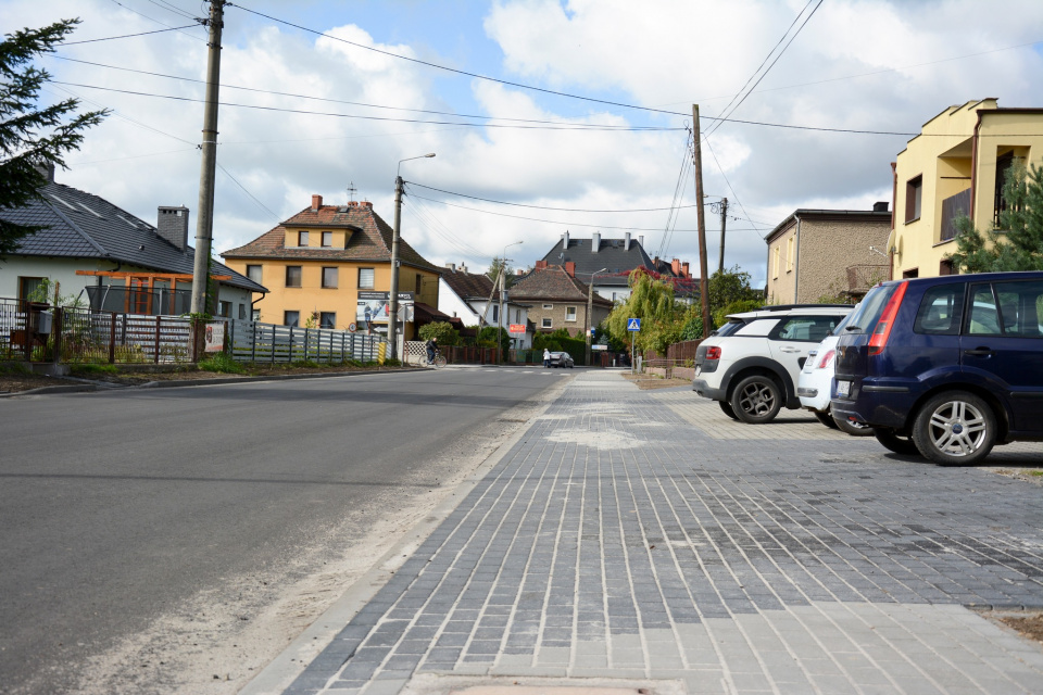 Wyremontowana ulica Drzymały w Kluczborku [fot. www.facebook.com/Powiat Kluczborski]