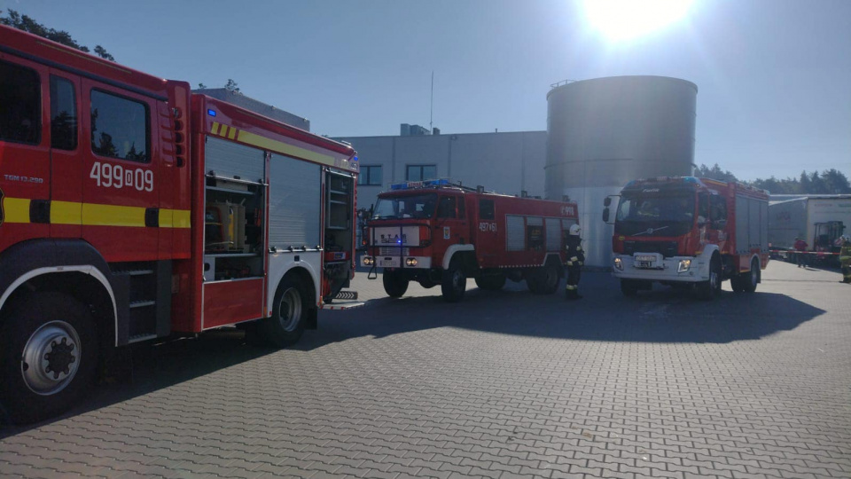 Ćwiczenia strażaków foto:KP PSP w Strzelcach Opolskich