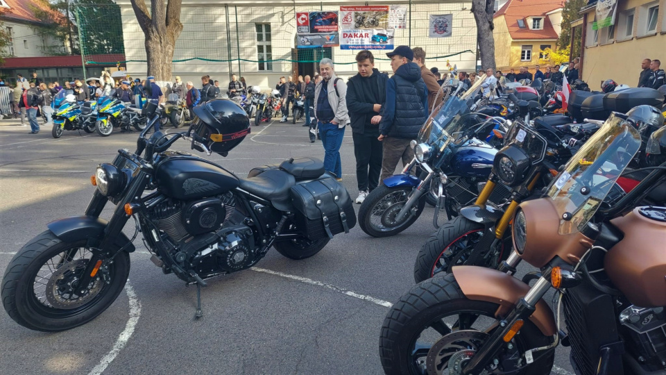 Zakończenie sezonu motocyklowego w Zespole Szkół Mechanicznych w Opolu [fot. Katarzyna Doros-Stachoń]